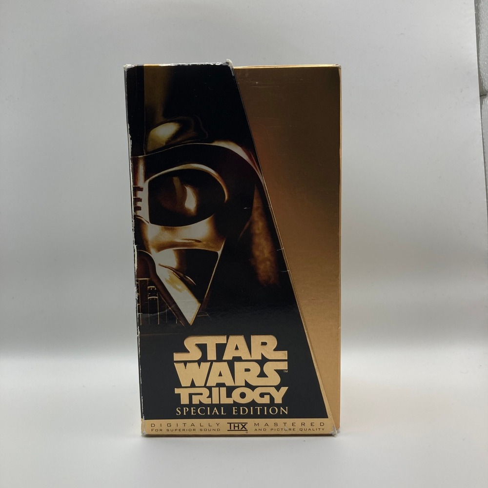Star Wars Trilogy Special Edition Gold Box Set VHS THX Digitally‎ Mastered 1997